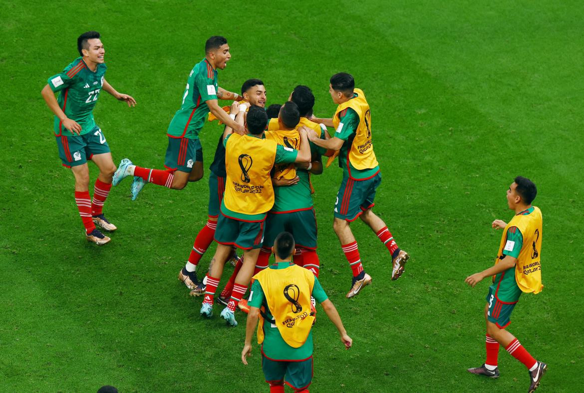 Mundial de Qatar 2022- Arabia vs Mexico. Foto: Agencia Reuters.	