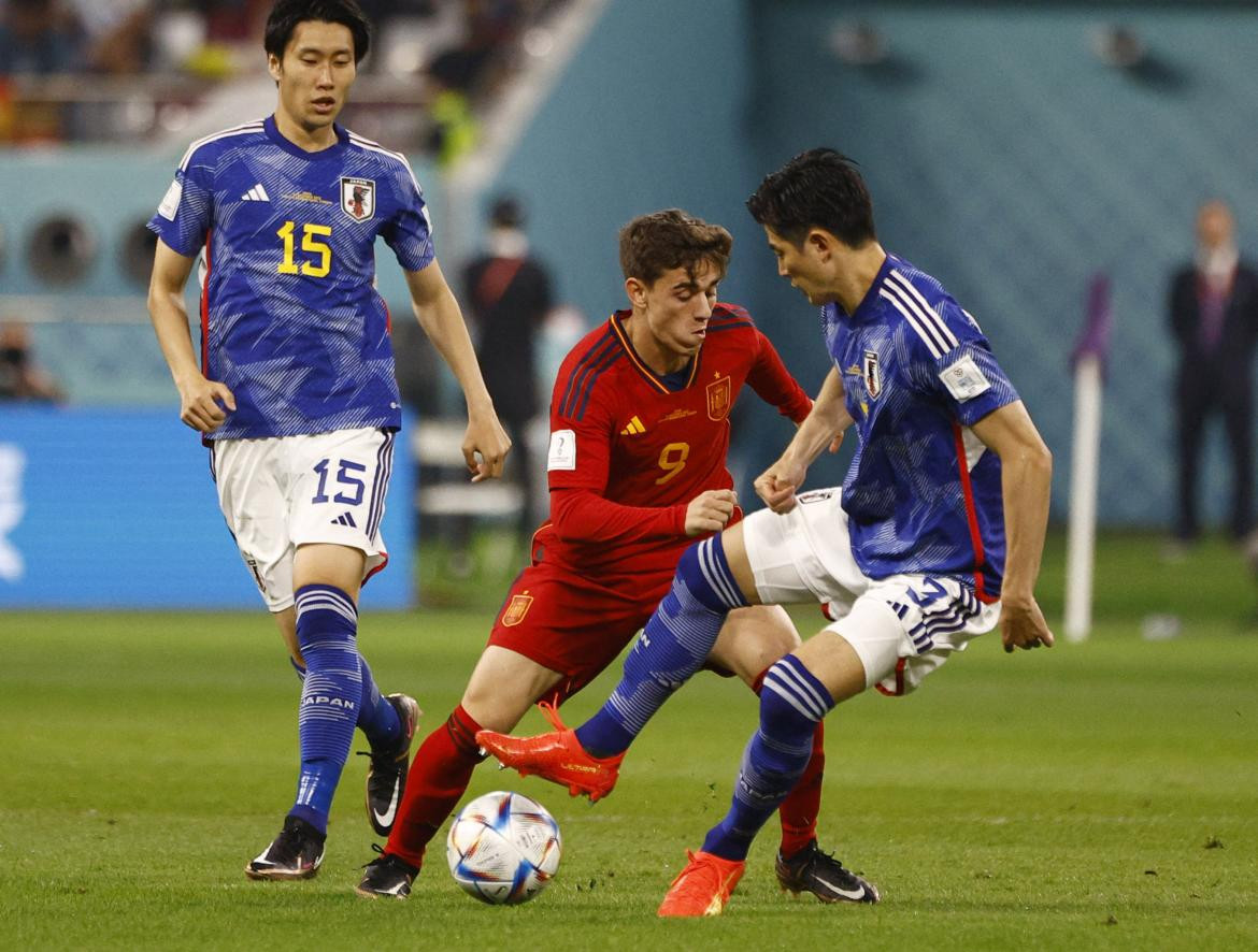 Mundial Qatar 2022, España vs. Japón. Foto: REUTERS.