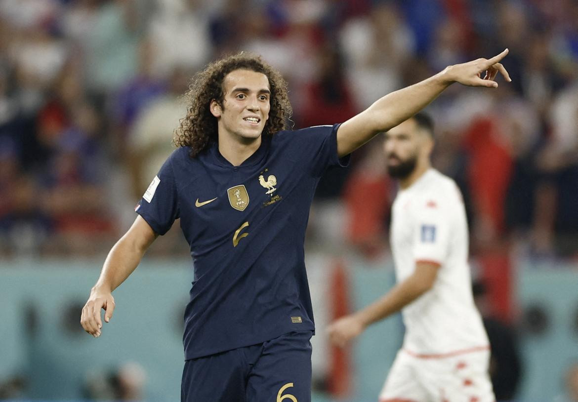 Mattéo Guendouzi; Francia; Qatar 2022. Foto: Reuters.