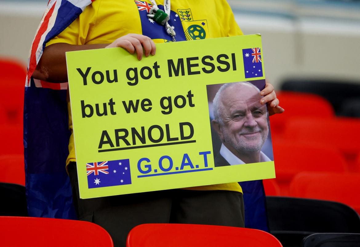 Argentina-Australia 9; Qatar 2022. Foto: Reuters.