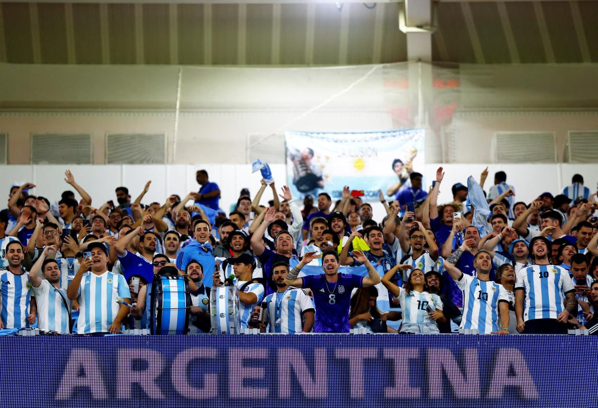 Argentina-Australia 11; Qatar 2022. Foto: Reuters.