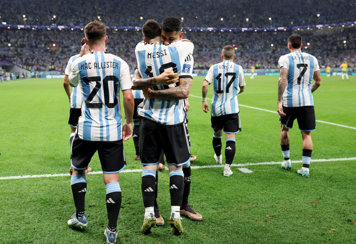 Festejo gol Messi. Foto: Reuters