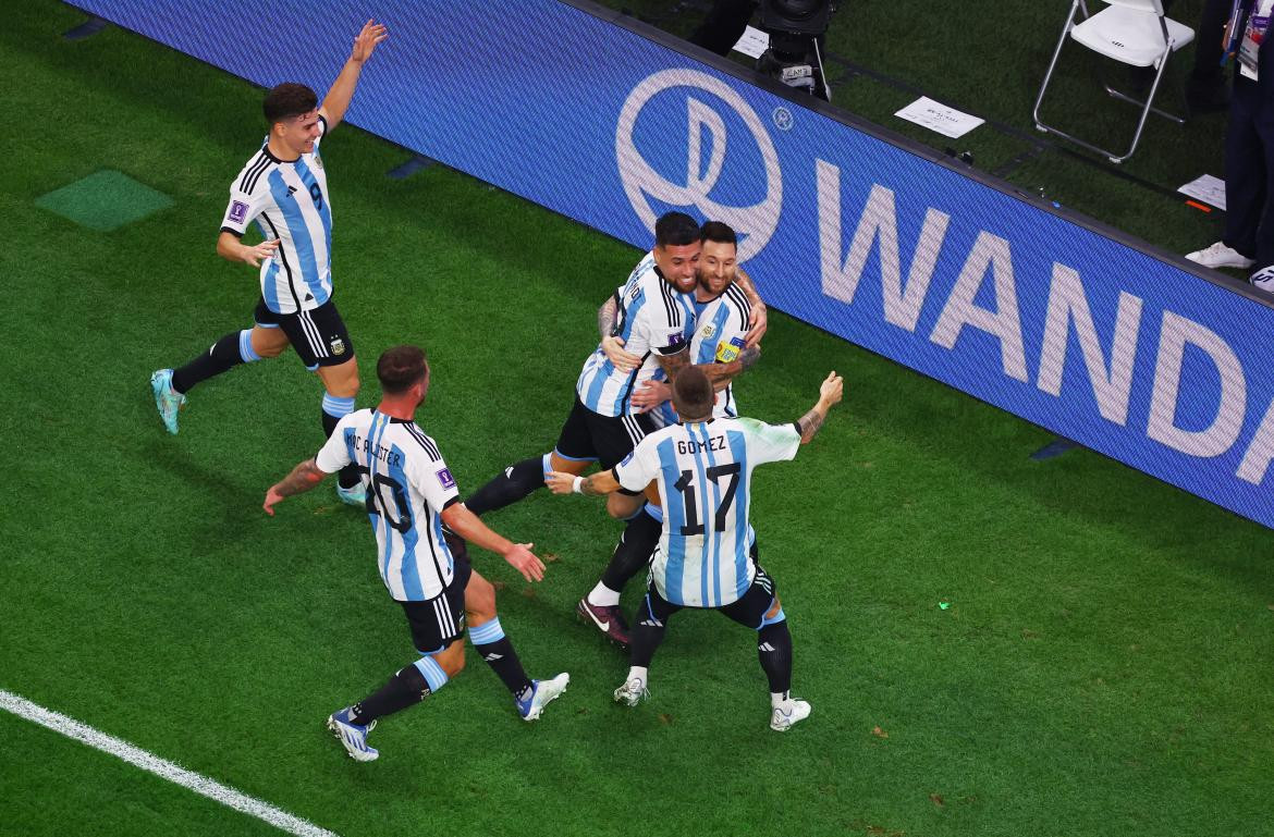 Festejo gol Messi. Foto: Reuters