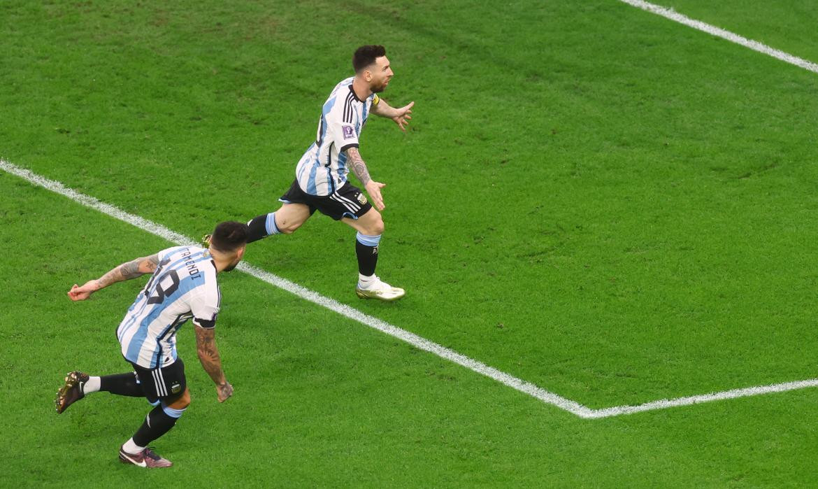 Festejo gol Messi. Foto: Reuters