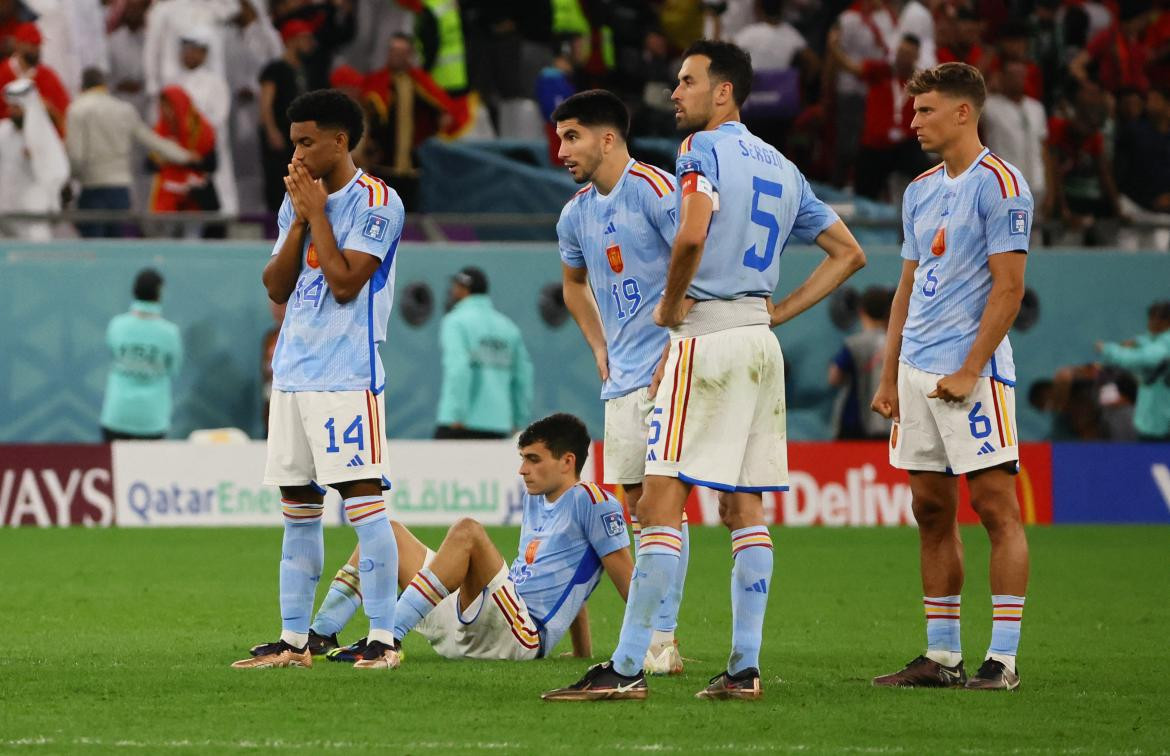 España vs Marruecos, Mundial Qatar 2022. Foto: REUTERS