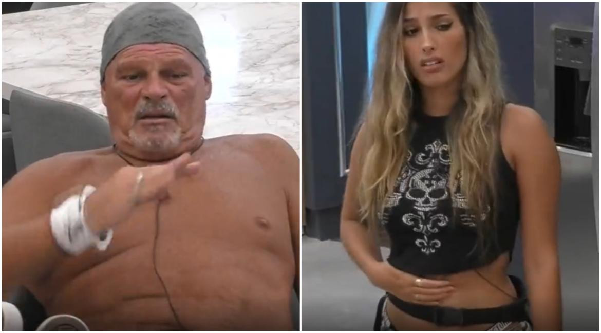 Alfa y Julieta en Gran Hermano. Fotos: captura.