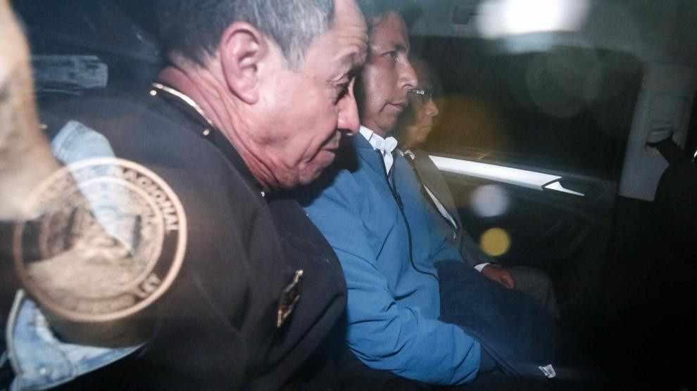 Detención de Pedro Castillo, Perú. Foto: REUTERS