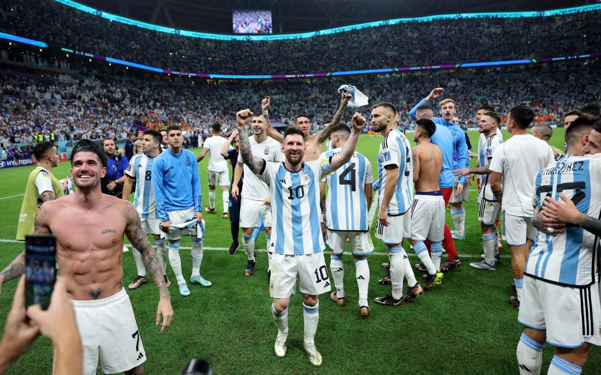 Argentina vs Países Bajos, Qatar 2022. Foto: NA