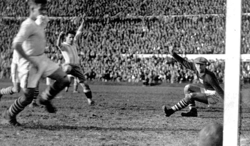 Argentina en las semifinales del Mundial 1930. Foto: NA.