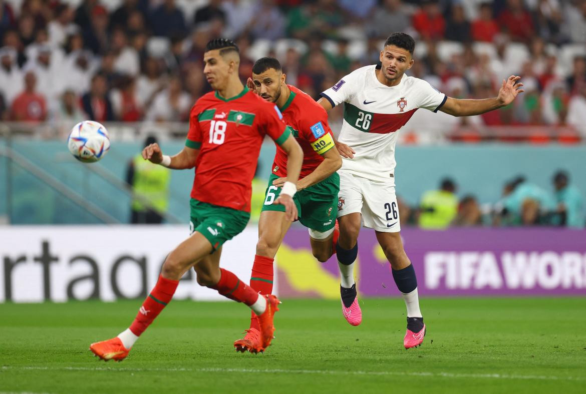 Mundial Qatar 2022, Marruecos vs. Portugal. Foto: REUTERS.