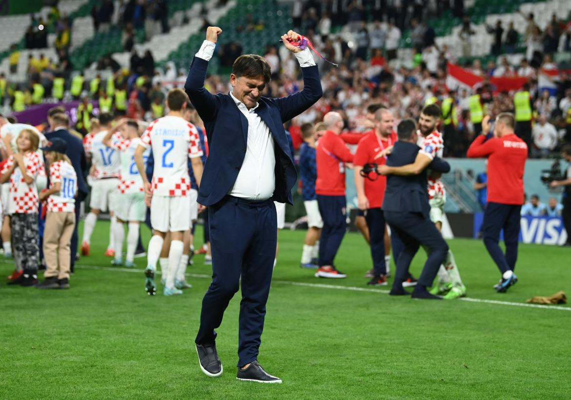 Zlatko Dalic, el estratega de Croacia. Foto: Reuters.