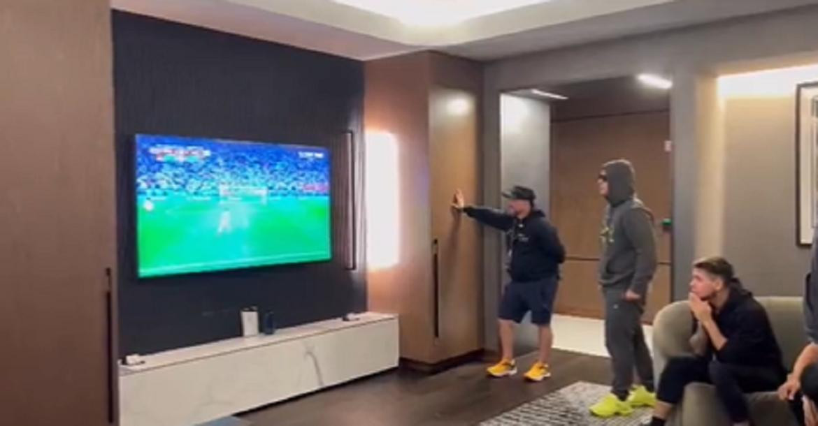 Daddy Yankee festejando a la Selección Argentina. Foto: captura de video