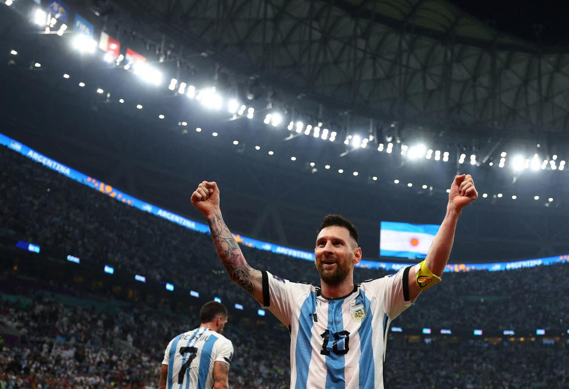 Lionel Messi en el Mundial de Qatar. Foto: REUTERS.