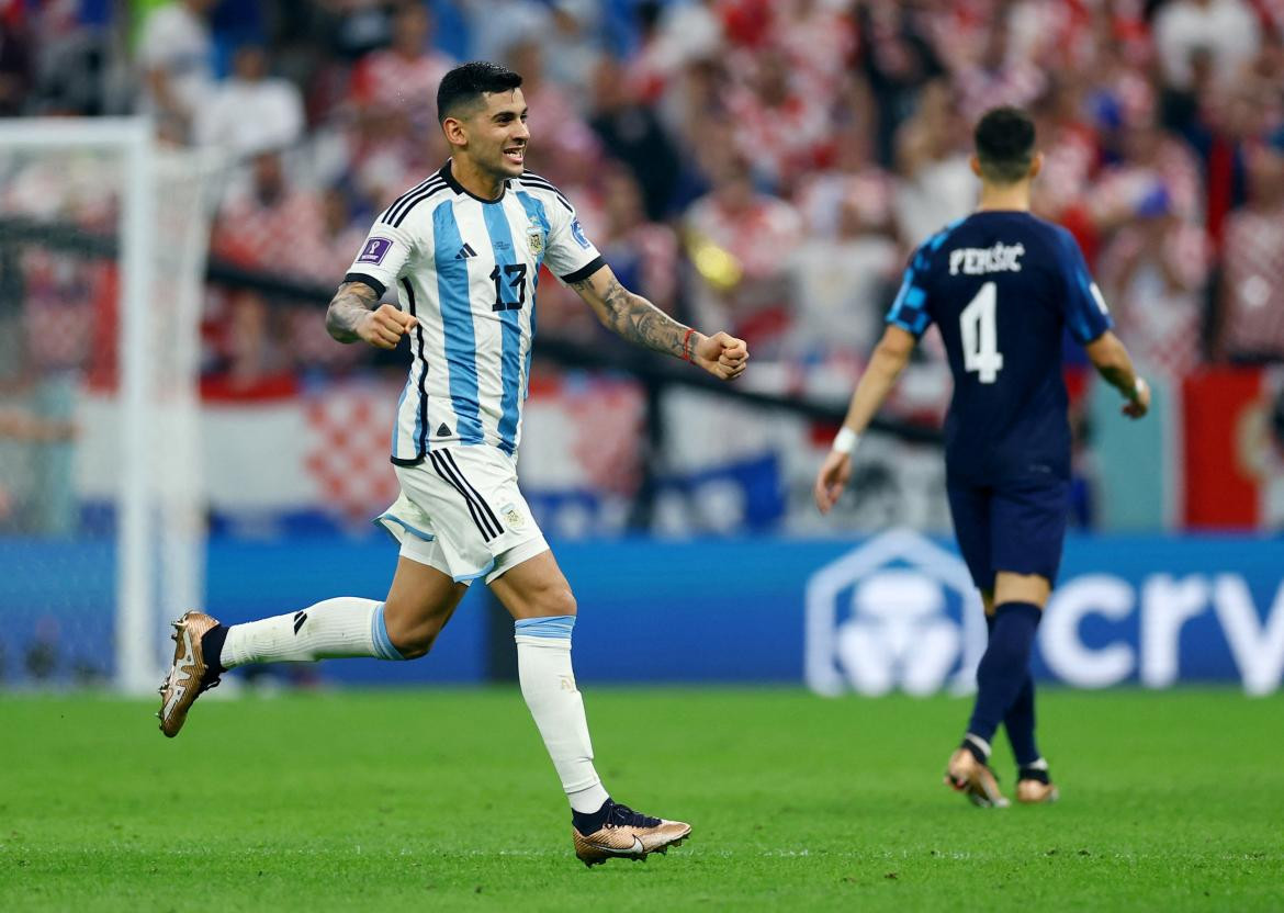 Cristian Romero en el Mundial Qatar 2022. Foto: REUTERS.