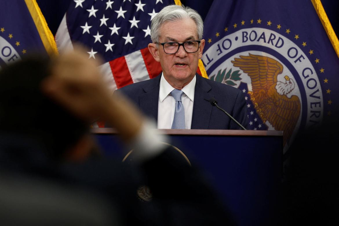 Jerome Powell, el titular de la FED de Estados Unidos. Foto: REUTERS.