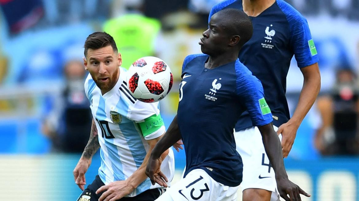 Argentina vs. Francia en el Mundial Rusia 2018. Foto: REUTERS.