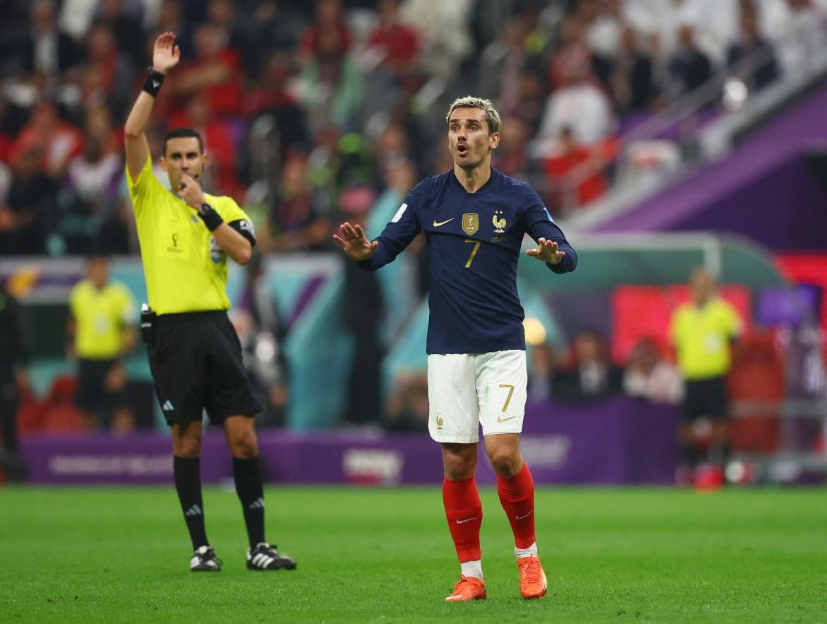 Antoine Griezmann; Francia; Qatar 2022. Foto: Reuters.