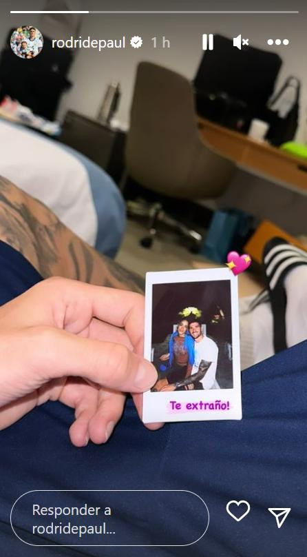 La historia de Rodrigo De Paul. Foto: Instagram.