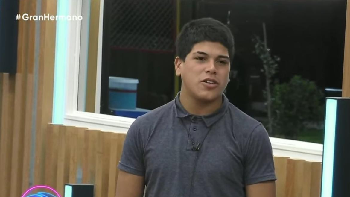 Thiago de Gran Hermano. Foto: Captura de TV.