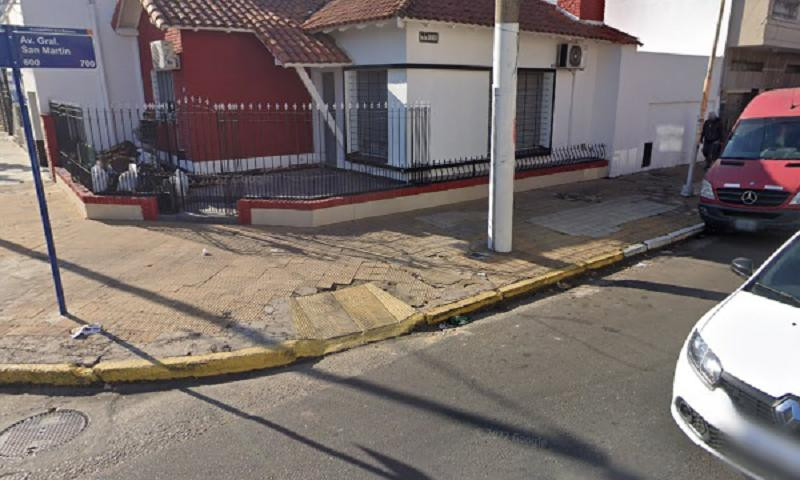 Lugar del asesinato en Ramos Mejía. Foto: Google Maps