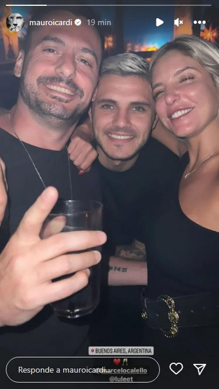 Mauro Icardi de fiesta. Foto. Instagram