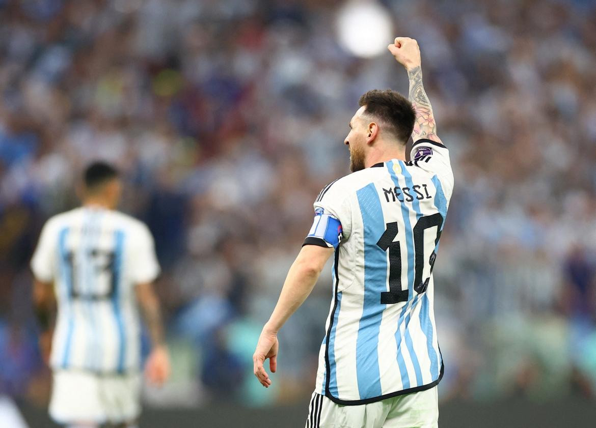 Mundial Qatar 2022, Argentina vs. Francia, Messi, festejo de Argentina, Reuters	