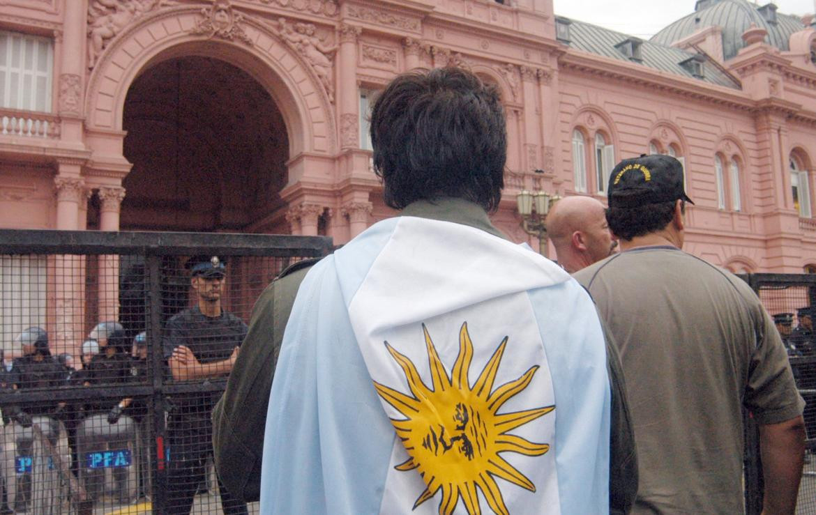 Operativo de seguridad, Casa Rosada, NA