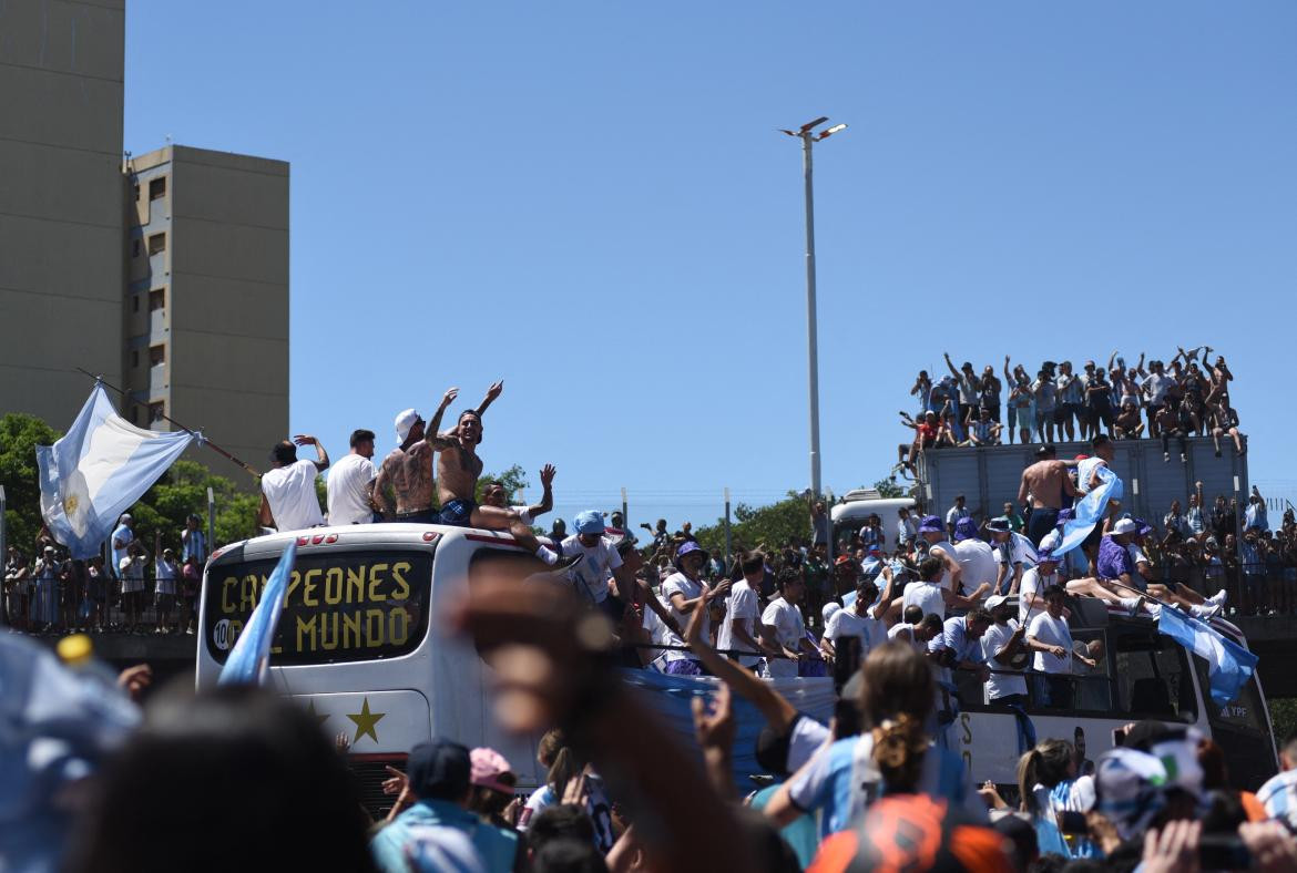 Festejos por la Copa del Mundo. Foto: REUTERS