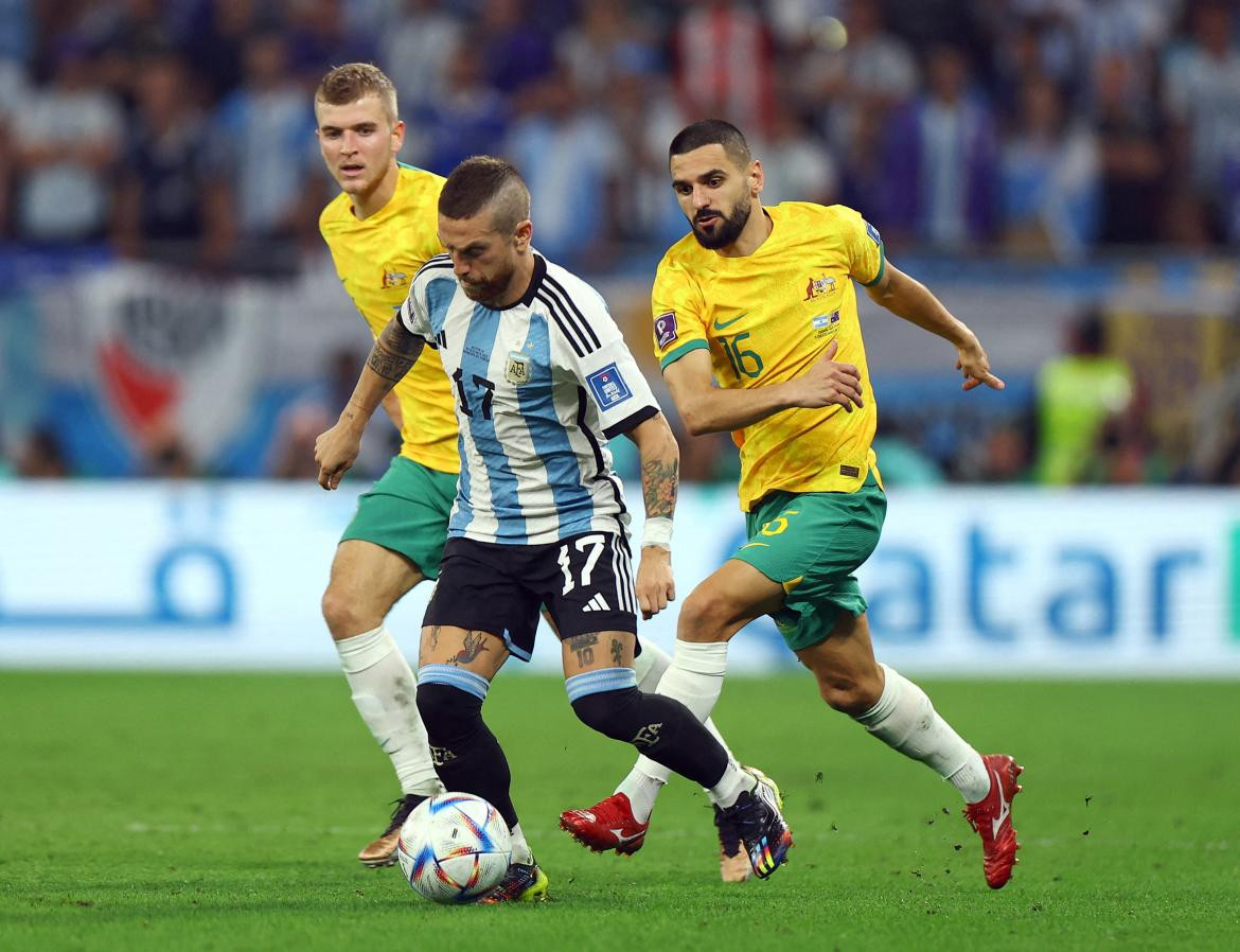 Alejandro Papu Gómez en el Mundial de Qatar. Foto: REUTERS.