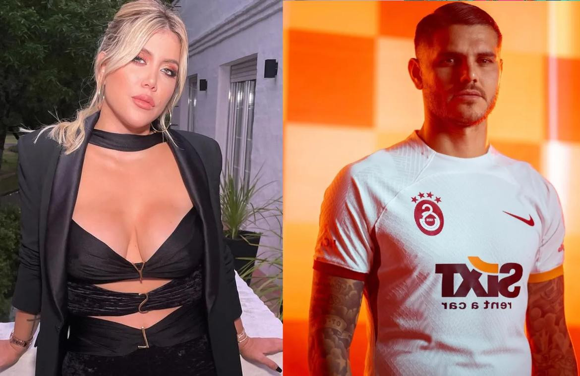 Wanda Nara y Mauro Icardi. Foto: Instagram.