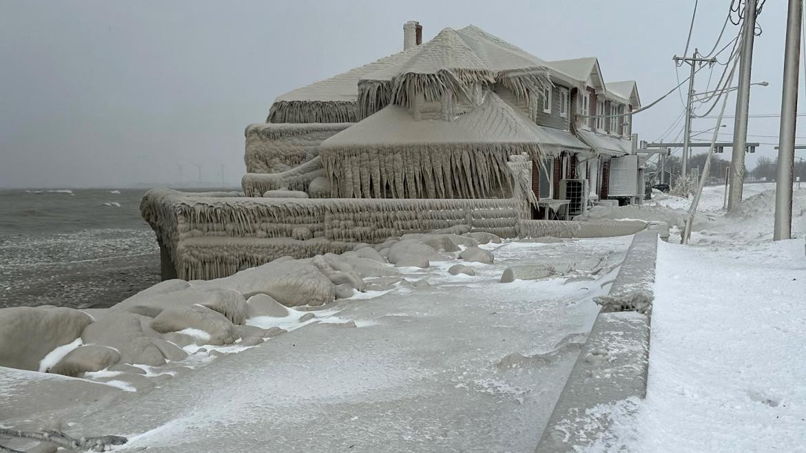 Tormenta Elliot 2; Estados Unidos. Foto: Reuters.