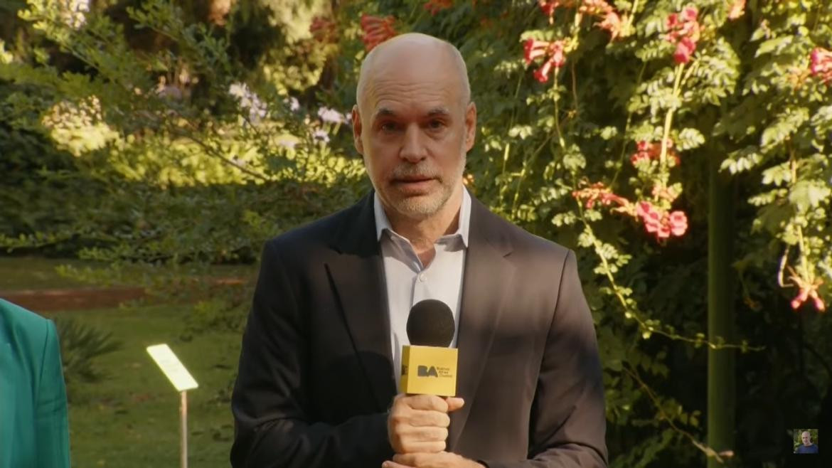 Horacio Rodríguez Larreta, jefe de Gobierno de CABA, foto captura de video