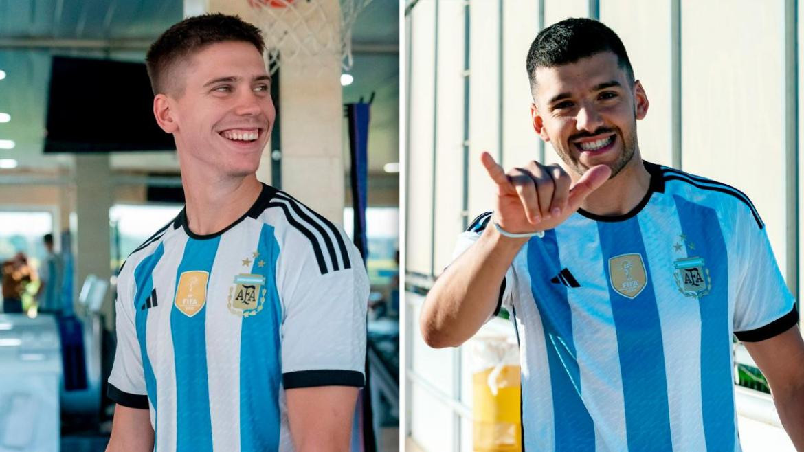 Gerónimo Rulli y Juan Foyth en el Villarreal. Foto: Telam.