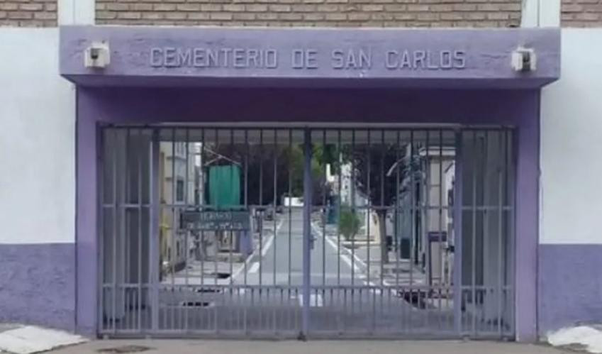 Cementerio de San Carlos, en Mendoza. Foto: NA.