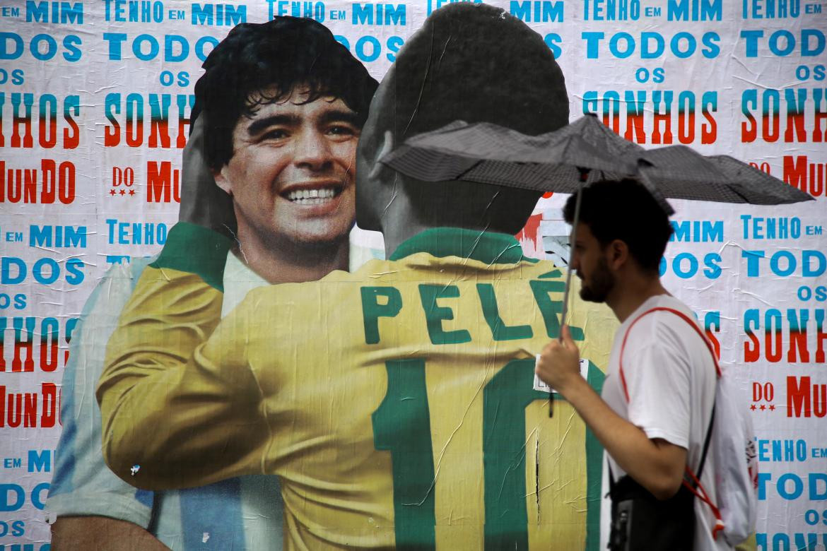 Pelé y Diego Maradona 1. Foto: Reuters.