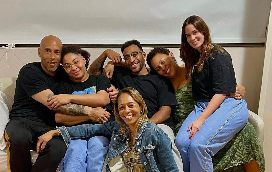 Los familiares de Pelé. Foto: Instagram @iamkelynascimiento.