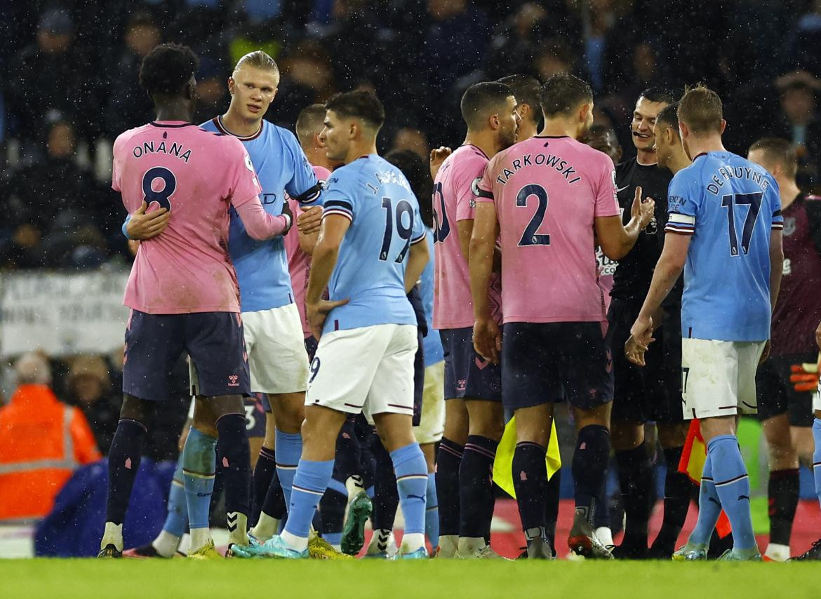 Manchester City vs Everton, Premier League. Foto: REUTERS