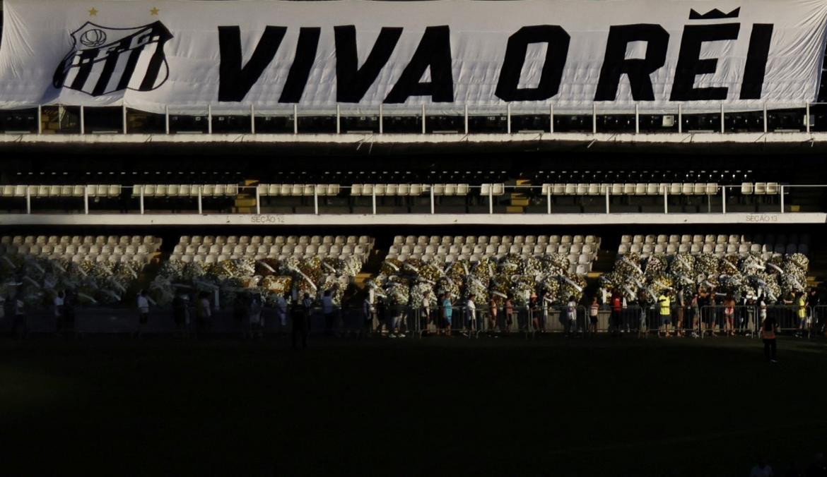 Velatorio de Pelé 2. Foto: Reuters.