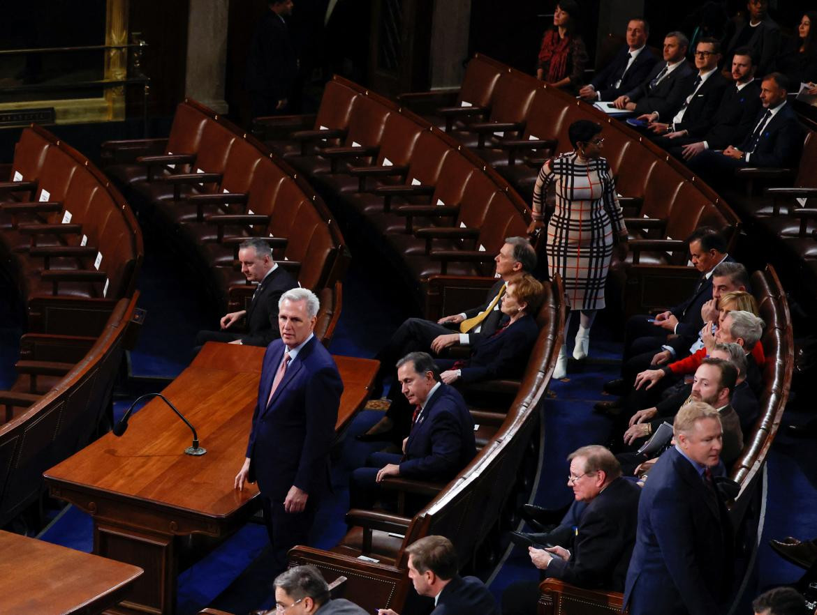 Kevin McCarthy, Cámara de EEUU. Foto: REUTERS