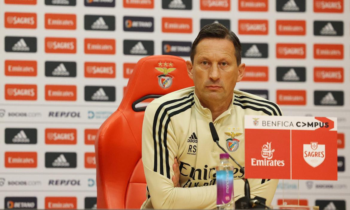 Roger Schmidt, técnico del Benfica. Foto: @SLBenfica.