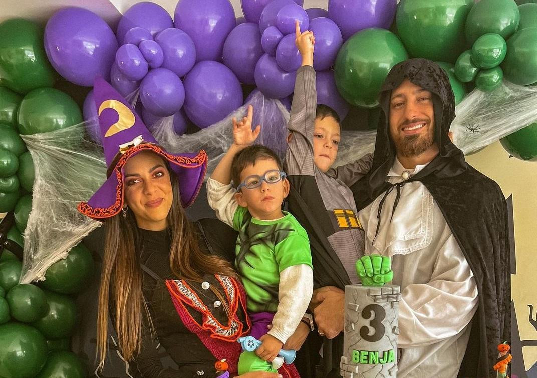 Belu Lucius junto a su familia. Foto: Instagram @belulucius.