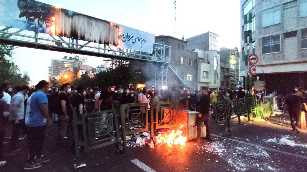 Protestas en Irán. Foto: REUTERS