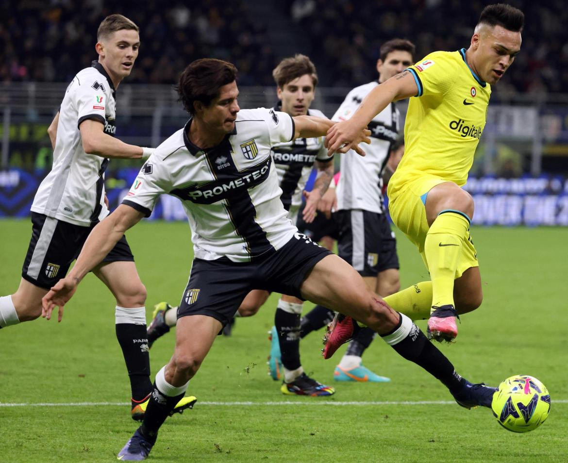 Inter vs Parma, Copa Italia. Foto: EFE