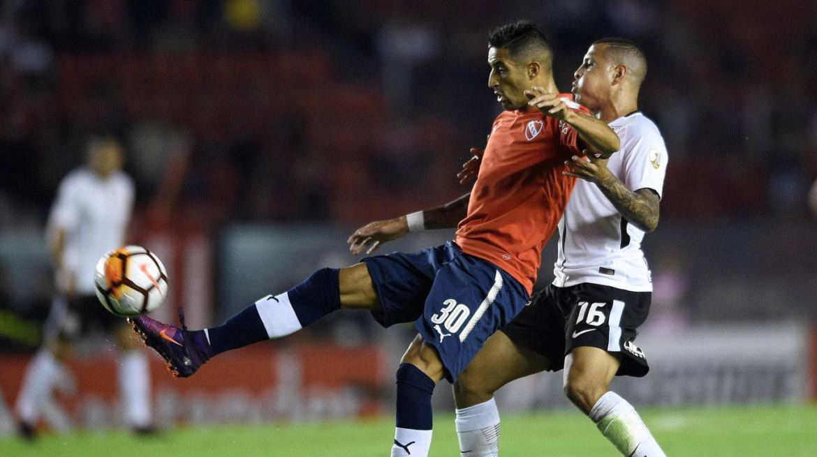 Gonzalo Verón en su época de jugador de Independiente. Foto: Télam