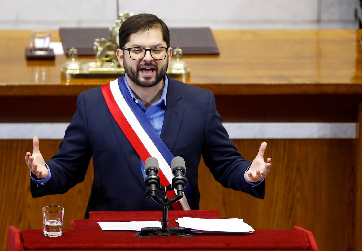 Gabriel Boric, presidente de Chile. Foto: REUTERS