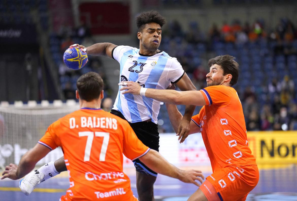 Mundial de Handball 2023, Argentina vs. Países Bajos. Fotos: REUTERS