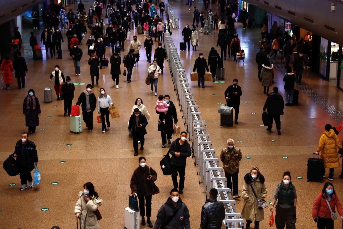 Coronavirus en China. Foto: REUTERS.