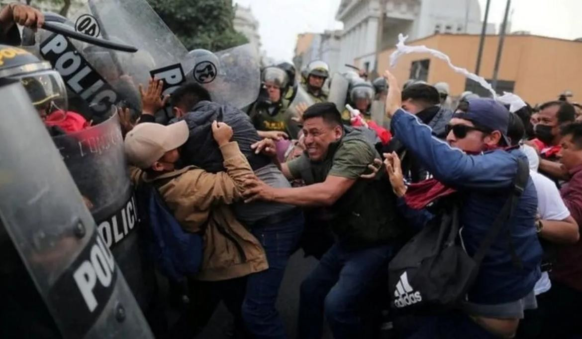 Protestas en Perú. Foto: REUTERS