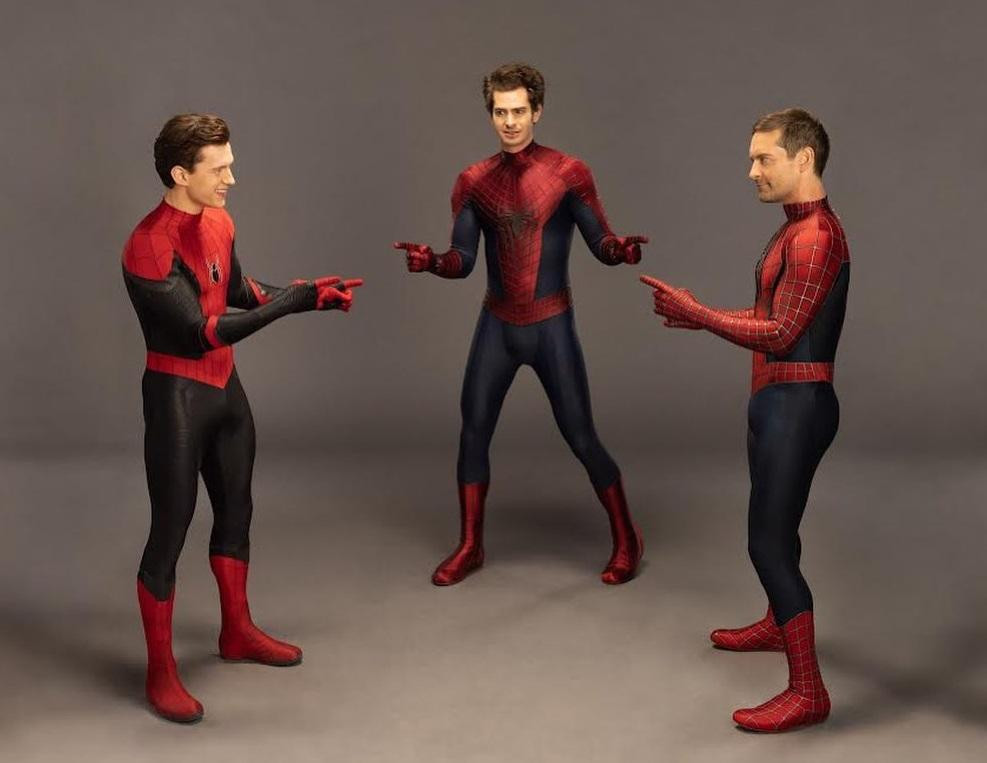 Spider-Man; Multiverso. Foto: Instagram @tomholland2013.