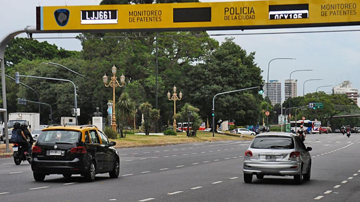 Cámaras de tránsito en la Ciudad. Foto: Télam